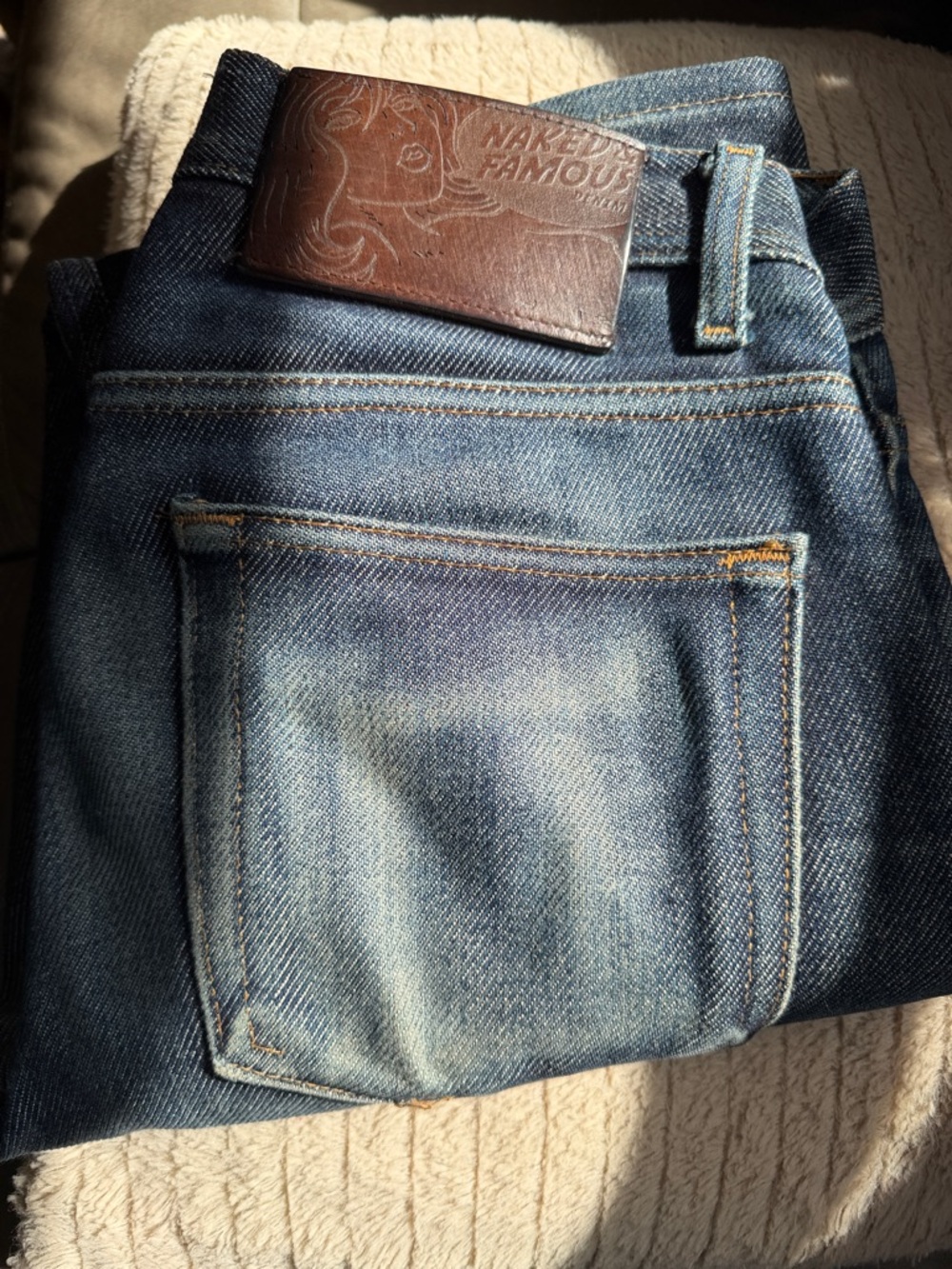 Naked and Famous 19oz  Heavy soft selvage denim